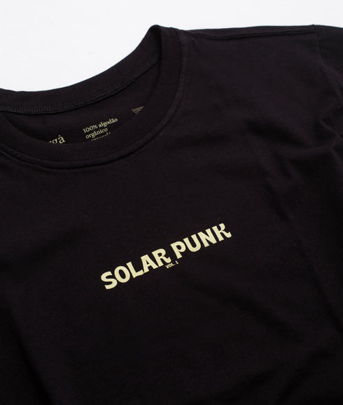 Camiseta Agroecológica Solar Punk Noite - Fit Regular